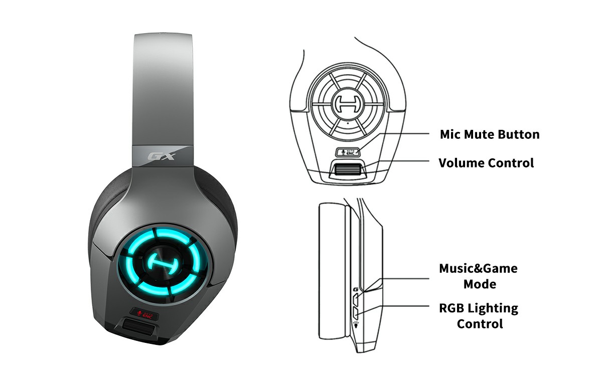 gaming headset with mic